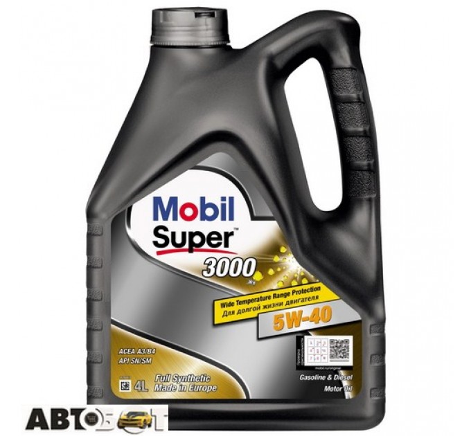 Моторное масло MOBIL Super 3000 X1 5W-40 4л, цена: 1 209 грн.