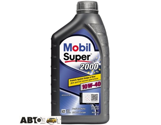 Моторное масло MOBIL Super 2000 X1 10W-40 1л, цена: 367 грн.