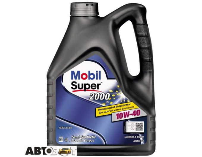 Моторное масло MOBIL Super 2000 X1 10W-40 4л, цена: 1 330 грн.