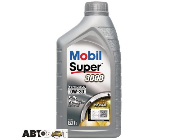 Моторное масло MOBIL Super 3000 Formula LD 0W-30 1л, цена: 861 грн.