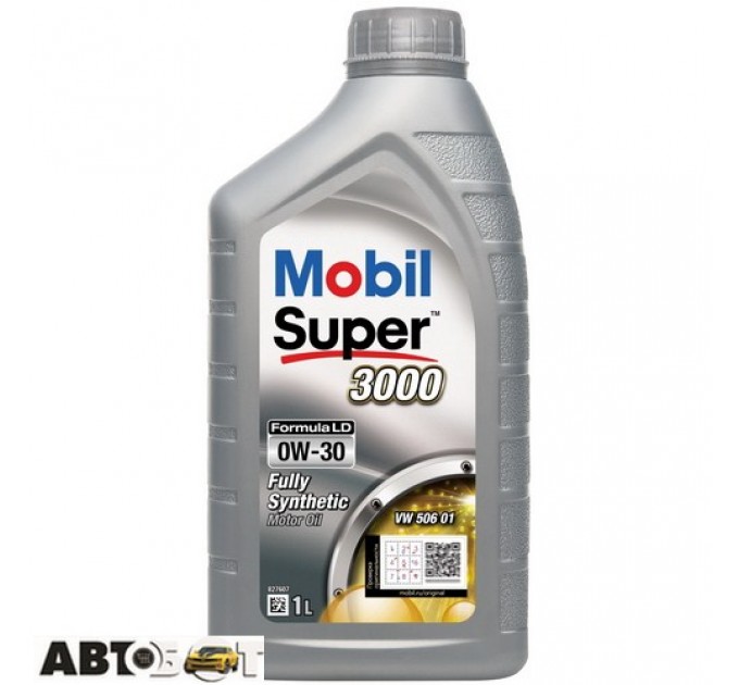 Моторное масло MOBIL Super 3000 Formula LD 0W-30 1л, цена: 645 грн.