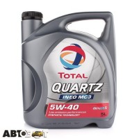 Моторна олива TOTAL Quartz INEO MC3 5W-40 5л (Уцінка)