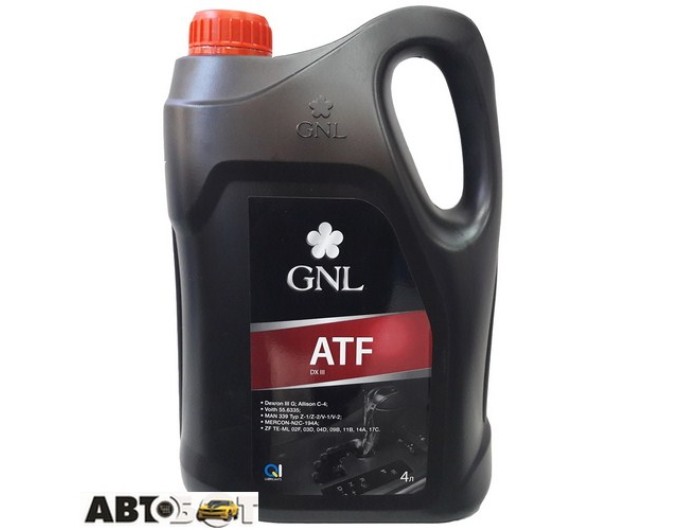 Трансмісійна олива GNL ATF DX III 4л, ціна: 2 140 грн.
