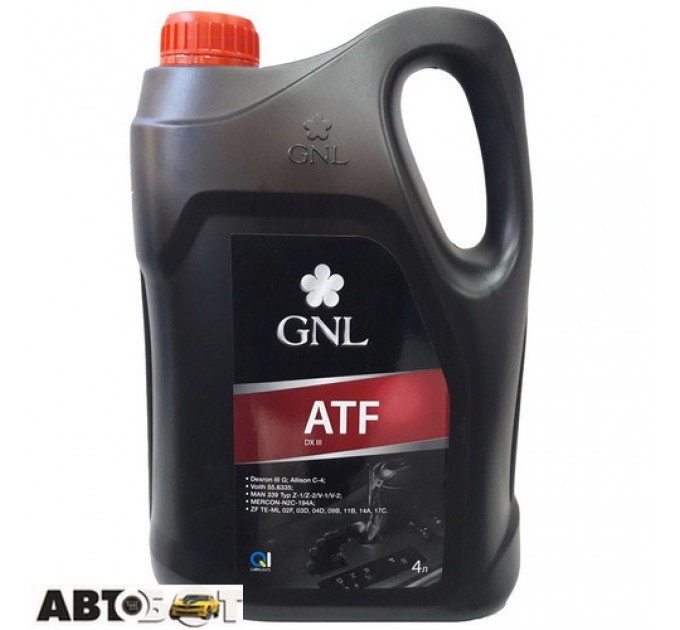  Трансмиссионное масло GNL ATF DX III 4л