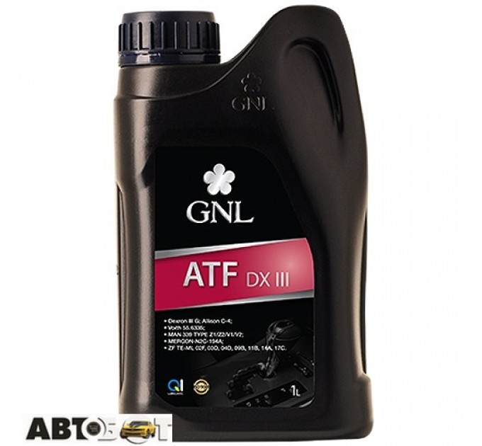  Трансмиссионное масло GNL ATF DX III 1л