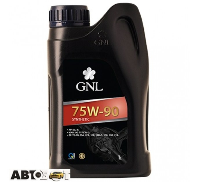  Трансмиссионное масло GNL Synthetic 75W-90 API GL-4 1л