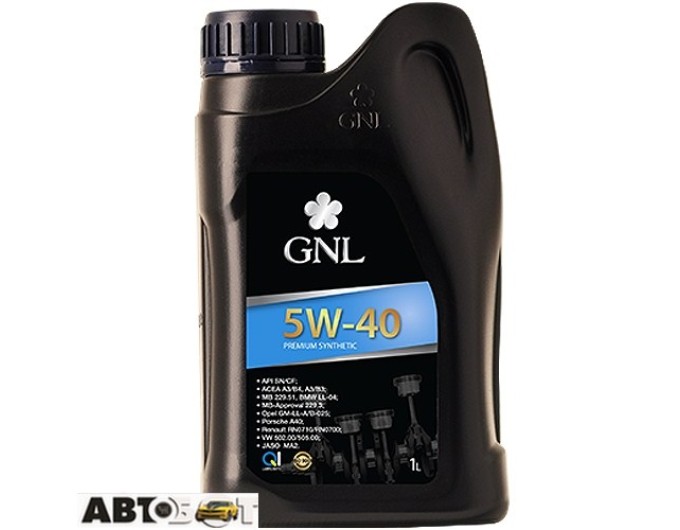 Моторна олива GNL Premium Synthetic 5W-40 1л, ціна: 919 грн.