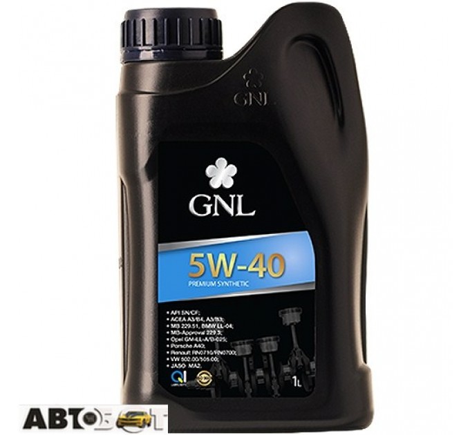 Моторна олива GNL Premium Synthetic 5W-40 1л, ціна: 505 грн.
