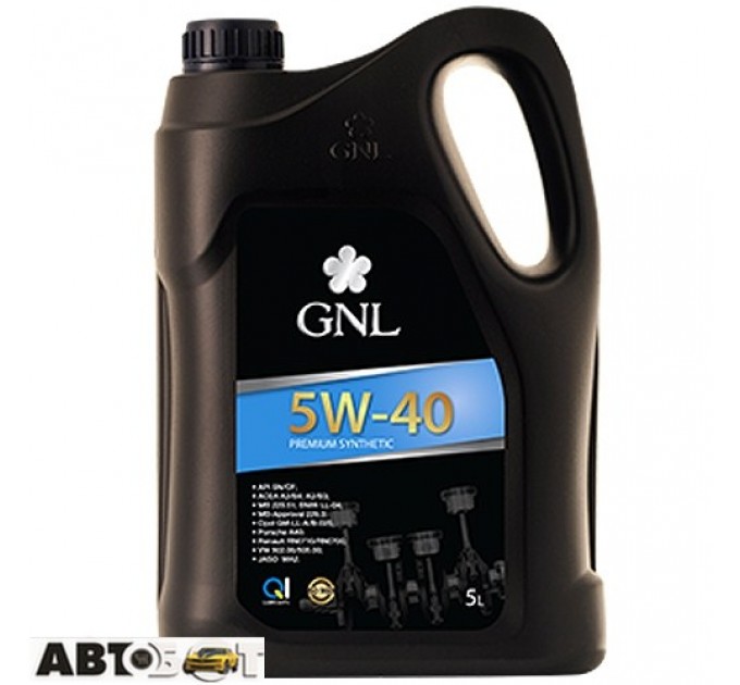 Моторна олива GNL Premium Synthetic 5W-40 5л, ціна: 2 338 грн.