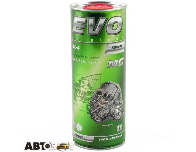 Трансмиссионное масло EVO MG 80W-90 GL-4 1л, цена: 341 грн.