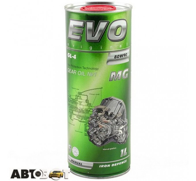 Трансмісійна олива EVO MG 80W-90 GL-4 1л, ціна: 188 грн.