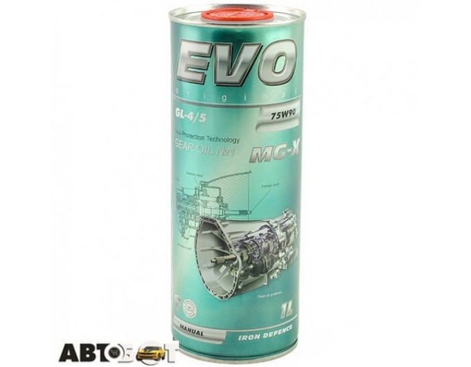 Трансмиссионное масло EVO MG-X 75W-90 GL-4/5 1л, цена: 1 241 грн.