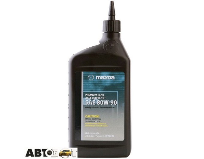 Трансмиссионное масло Mazda Rear Differential Oil 80W-90 00007780W9QT 0.946л, цена: 1 225 грн.