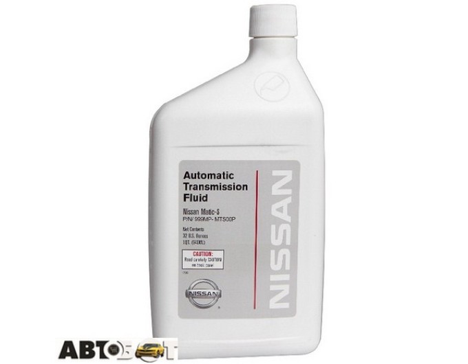 Трансмісійна олива Nissan ATF Matic-S 999MP-MTS00P/999MP-MAT00S 0.946л, ціна: 1 189 грн.