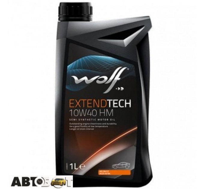 Моторное масло WOLF EXTENDTECH 10W-40 HM 1л, цена: 297 грн.