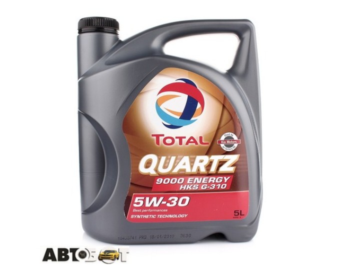 Моторное масло TOTAL Quartz 9000 Energy HKS 5W-30 5л, цена: 3 059 грн.