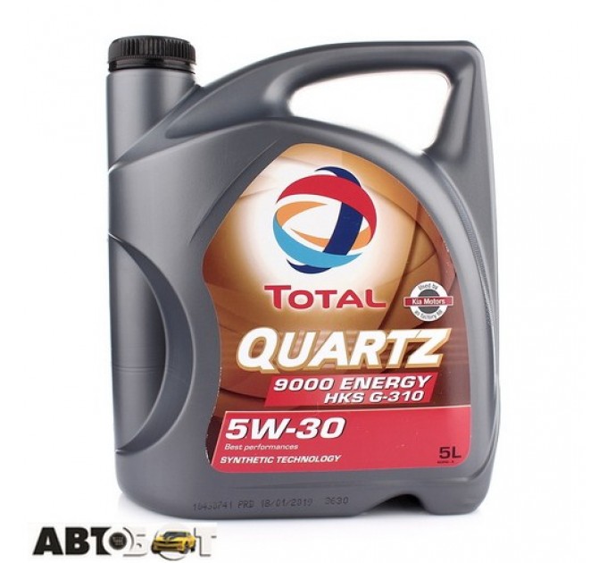 Моторна олива TOTAL Quartz 9000 Energy HKS 5W-30 5л, ціна: 2 164 грн.