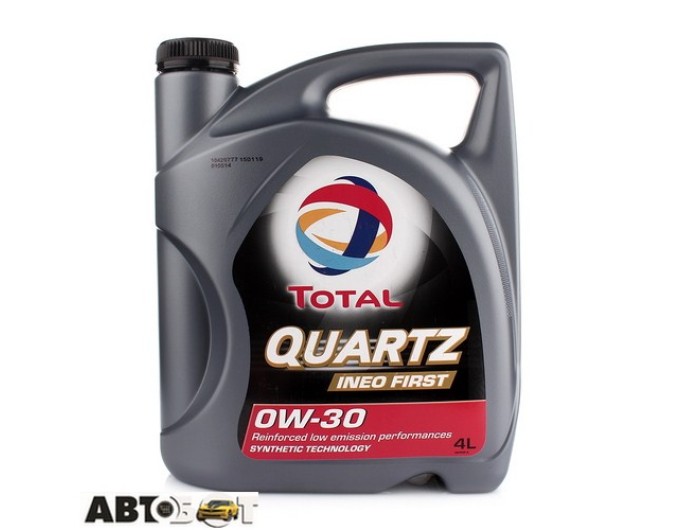 Моторное масло TOTAL QUARTZ INEO FIRST 0W-30 4л, цена: 2 946 грн.