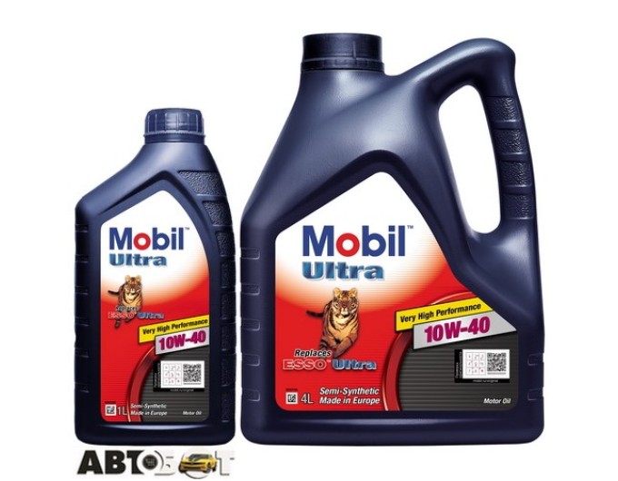 Моторное масло MOBIL Ultra 10W-40 Акция 4+1л, цена: 565 грн.