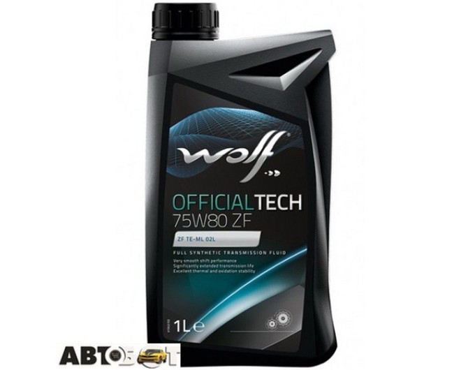 Трансмиссионное масло WOLF OFFICIALTECH 75W-80 ZF 1л, цена: 722 грн.