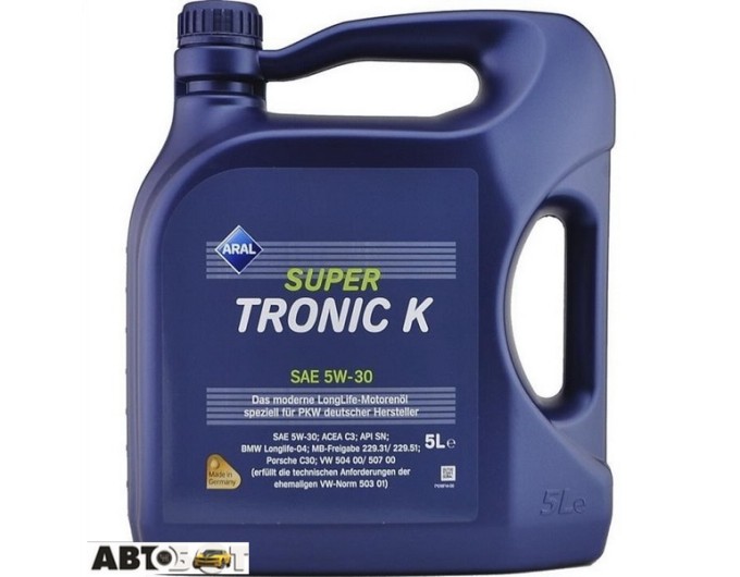 Моторна олива ARAL SuperTronic K 5W-30 4л, ціна: 2 695 грн.