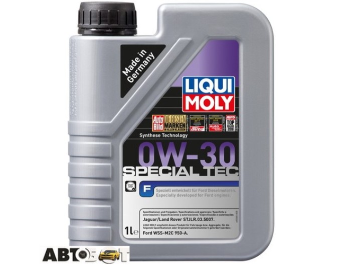 Моторное масло LIQUI MOLY SPECIAL TEC F 0W-30 8902 1л, цена: 1 013 грн.
