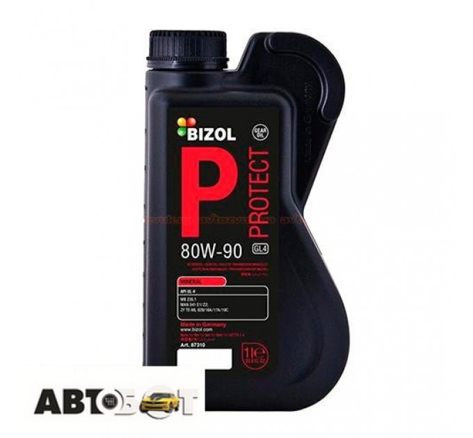  Трансмиссионное масло BIZOL Protect Gear Oil 80W-90 GL-4 B87310 1л
