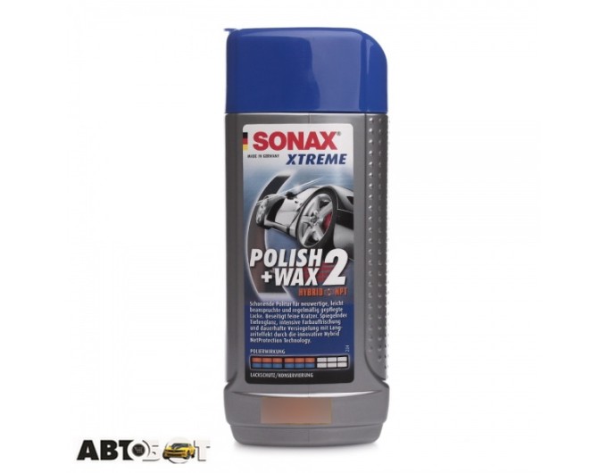 Полироль Sonax Xtreme NanoPro Polish + Wax 2 207100 250мл, цена: 1 007 грн.