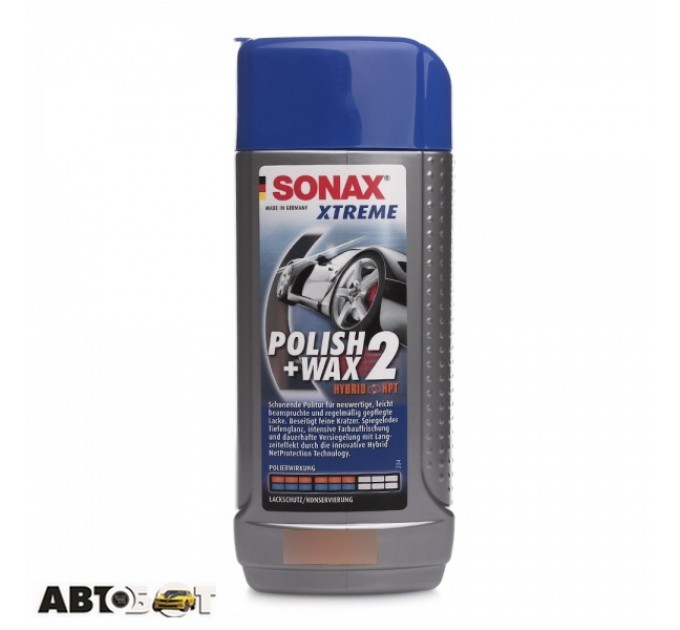 Поліроль Sonax Xtreme NanoPro Polish + Wax 2 207 100 250мл, ціна: 554 грн.