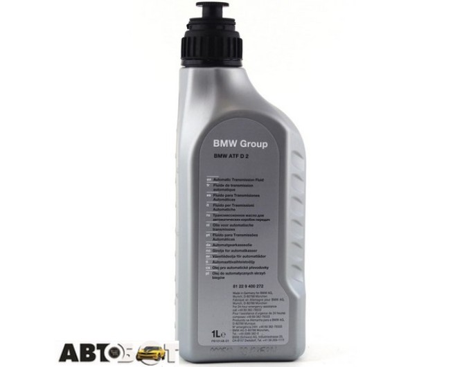 Трансмісійна олива BMW ATF D-II 81 229 400 272 1л, ціна: 762 грн.