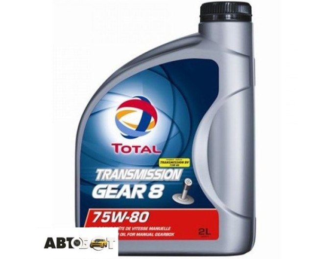 Трансмиссионное масло TOTAL Transmission GEAR 8 75W-80 2л, цена: 1 237 грн.