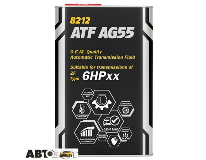 Трансмісійна олива MANNOL Avtomatic Special ATF AG-55 8212 1л, ціна: 555 грн.