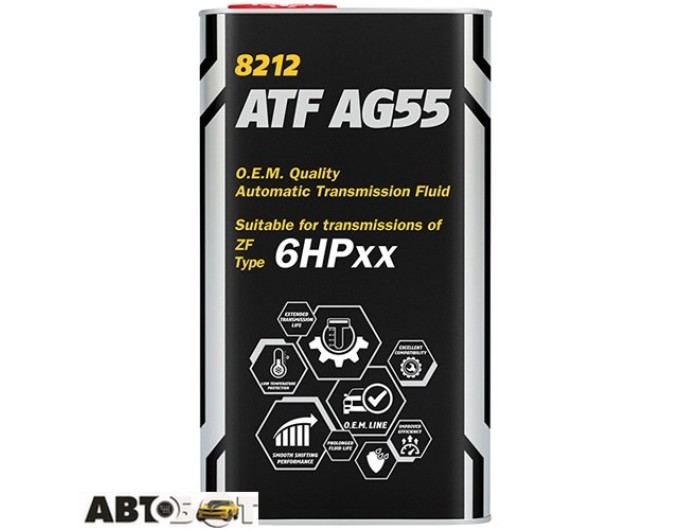 Трансмісійна олива MANNOL Avtomatic Special ATF AG-55 8212 4л, ціна: 2 140 грн.