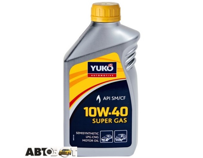 Моторное масло Yuko SUPER GAS 10W-40 1л, цена: 364 грн.