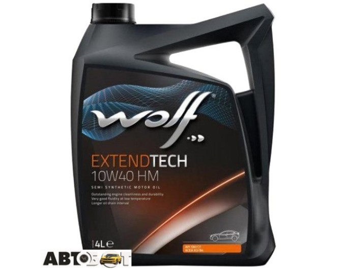 Моторное масло WOLF EXTENDTECH 10W-40 HM 4л, цена: 1 228 грн.
