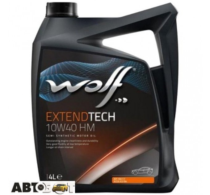 Моторное масло WOLF EXTENDTECH 10W-40 HM 4л, цена: 1 063 грн.