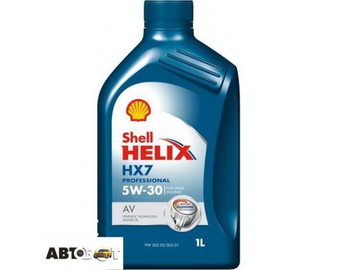 Моторное масло SHELL Helix HX7 Pro AV 5w-30 1л, цена: 447 грн.