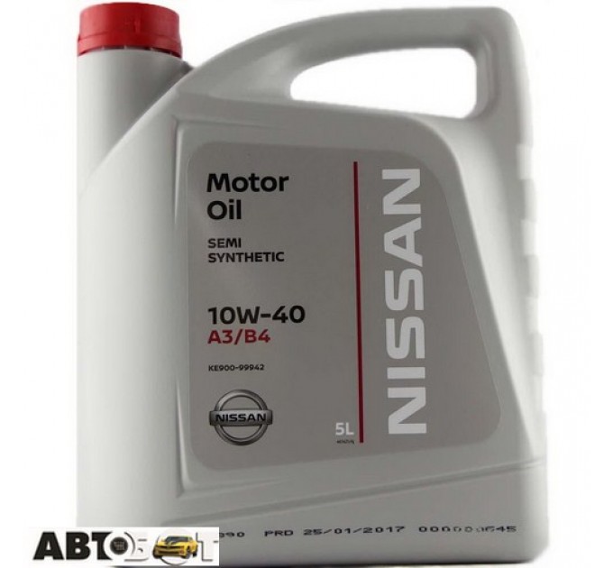 Моторное масло Nissan Motor Oil 10W-40 KE90099942 5л, цена: 1 403 грн.