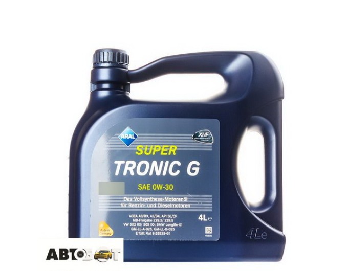 Моторное масло ARAL SuperTronic G 0W-30 4л, цена: 3 234 грн.