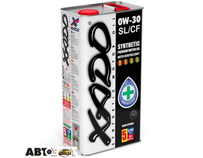 Моторное масло XADO Atomic 0W-30 SL/CF (XA 20301) 5л, цена: 3 876 грн.