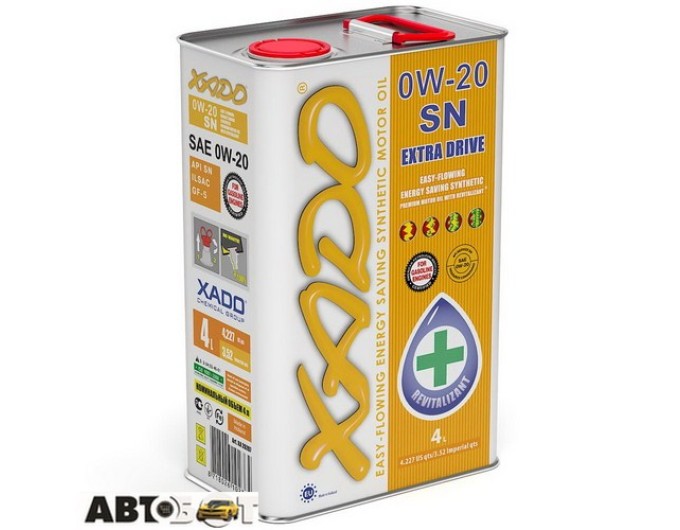 Моторное масло XADO Atomic Oil 0W-20 SN (XA 20267) 4л, цена: 2 675 грн.