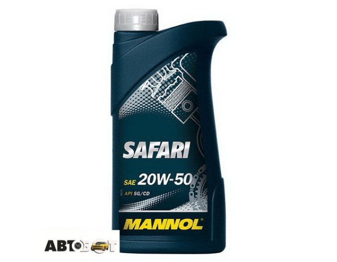 Моторное масло MANNOL SAFARI 20W-50 1л, цена: 593 грн.