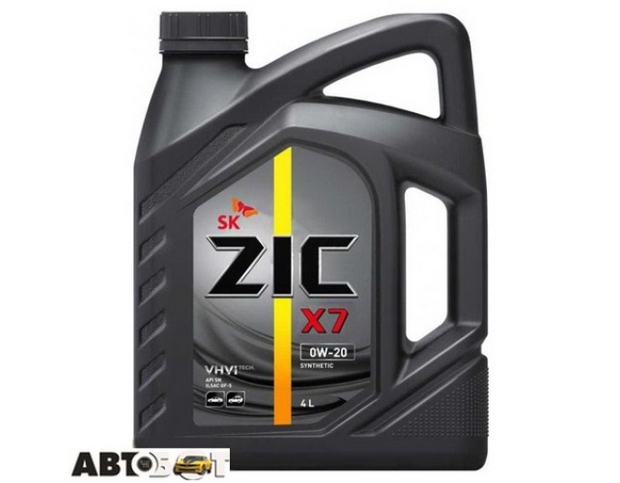 Моторное масло ZIC X7 0W-20 4л, цена: 4 456 грн.