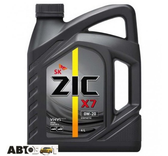  Моторное масло ZIC X7 0W-20 4л