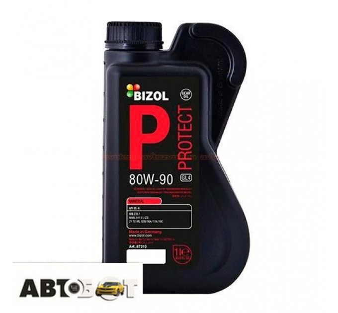  Трансмиссионное масло BIZOL Protect Gear Oil 80W-90 GL-4 B87310 1л