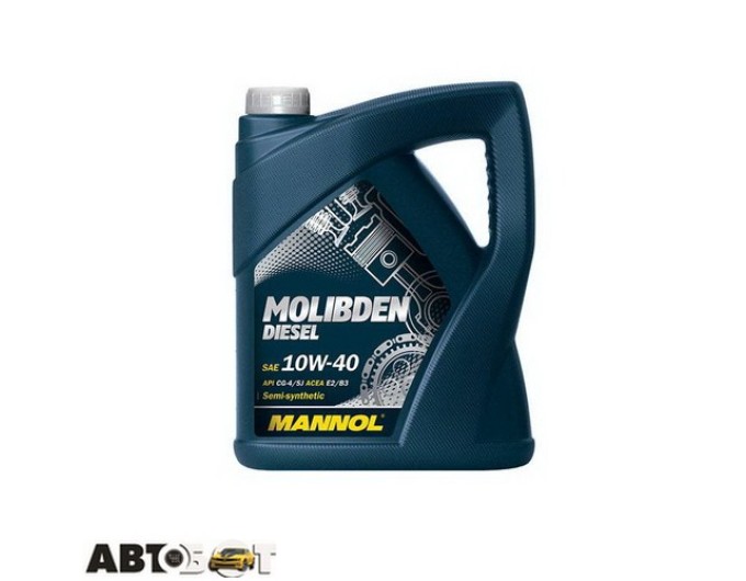 Моторное масло MANNOL MOLIBDEN DIESEL 10W-40 5л, цена: 1 909 грн.