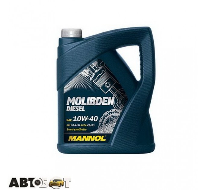 Моторное масло MANNOL MOLIBDEN DIESEL 10W-40 5л, цена: 1 050 грн.