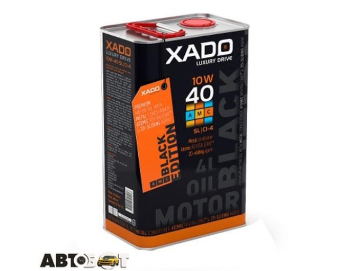 Моторное масло XADO LX AMC Black Edition 10W-40 SL/CI-4 4л, цена: 2 029 грн.