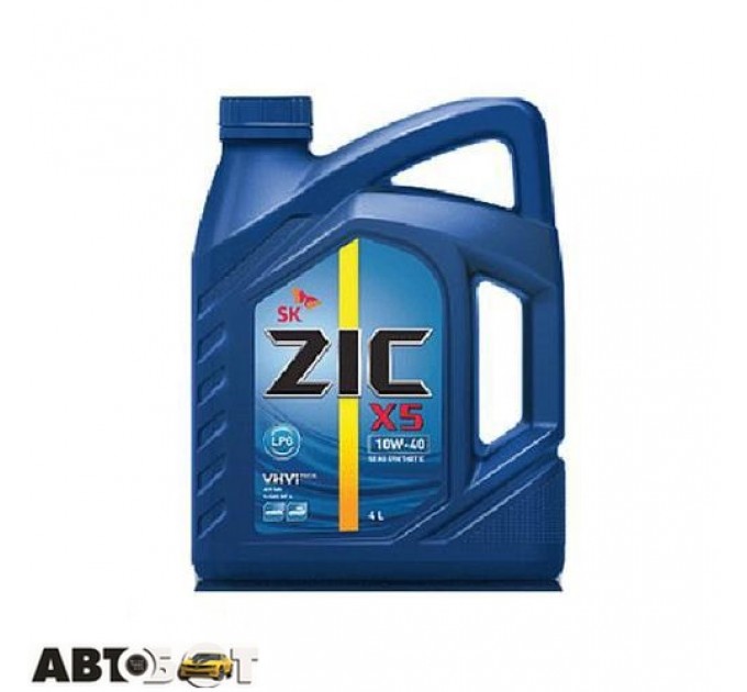  Моторное масло ZIC LPG 10W-40 4л