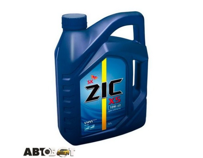 Моторное масло ZIC X5 10W-40 6л, цена: 2 273 грн.